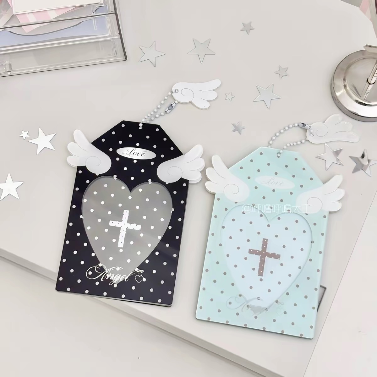 Polka Dot Card Holders ⚫