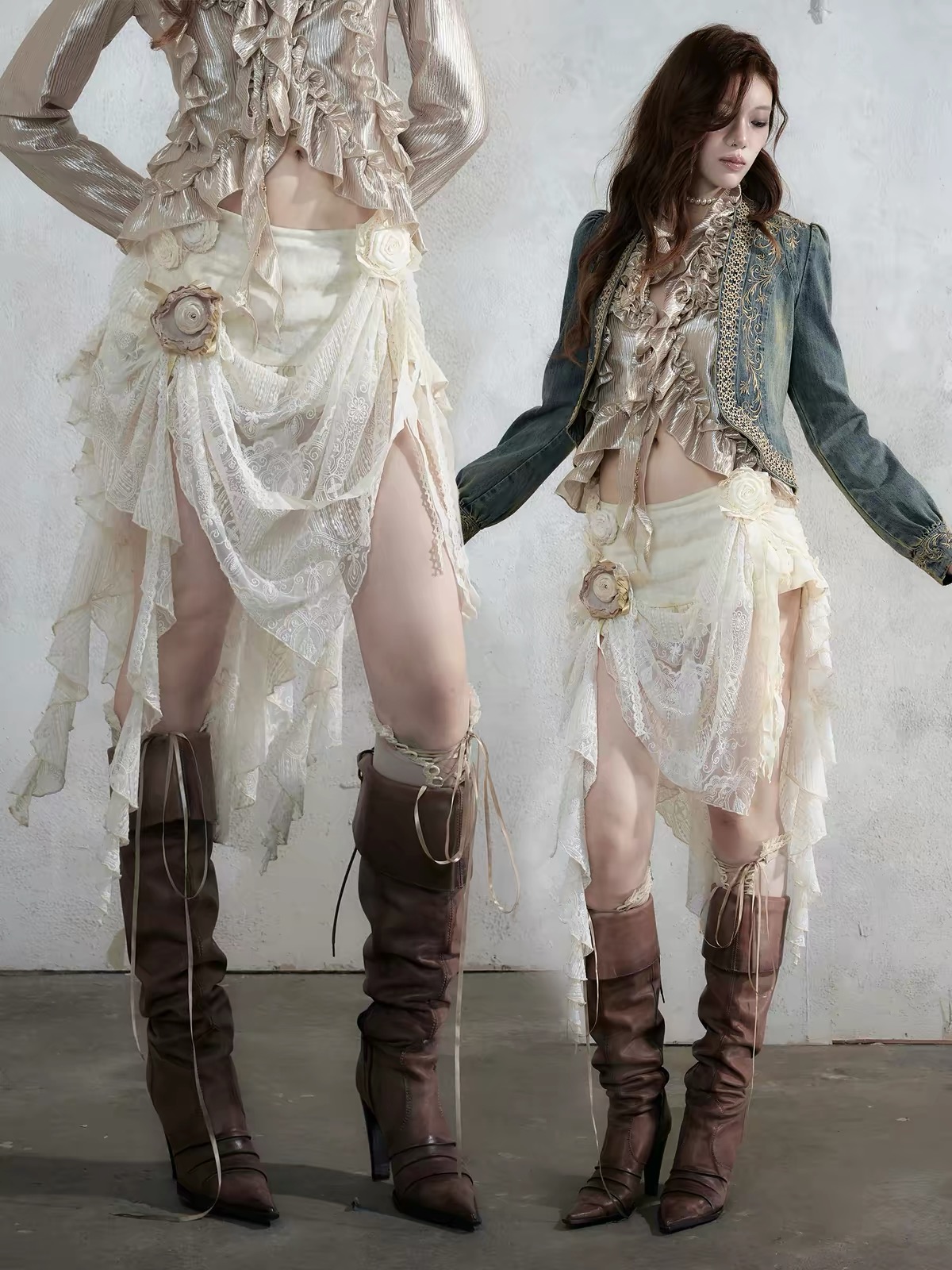 Lace Trim Skirts 🕊️