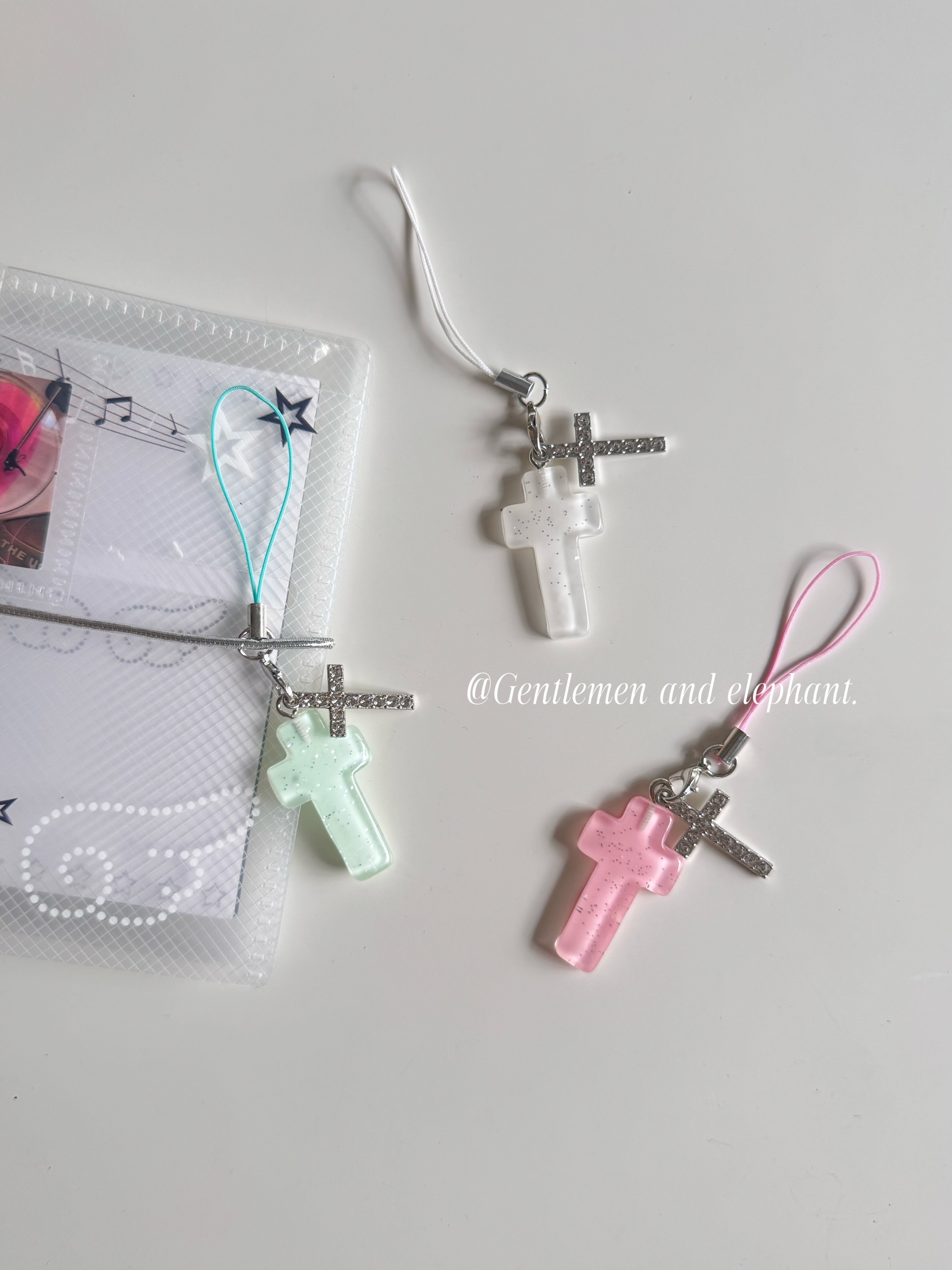 Cross Phone Charms 🖤