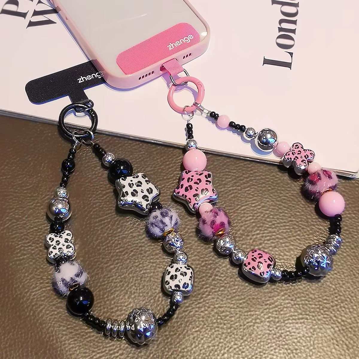 Leopard Print Phone Charms 🐆